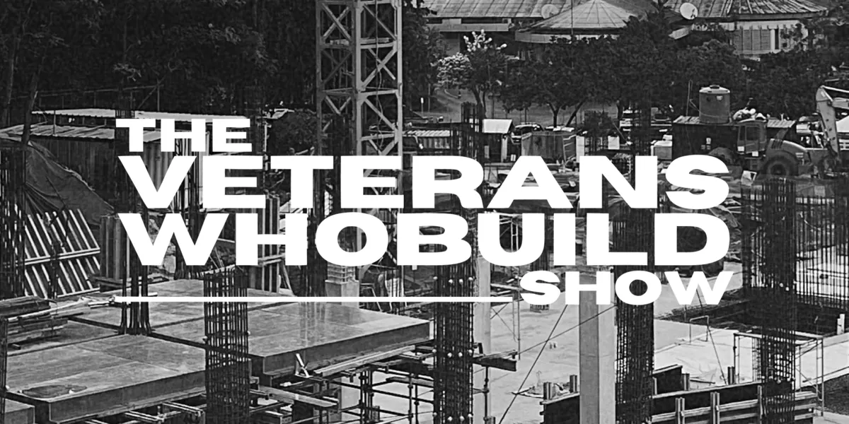 The Veterans Who Build Show artwork featuring Adam Stark